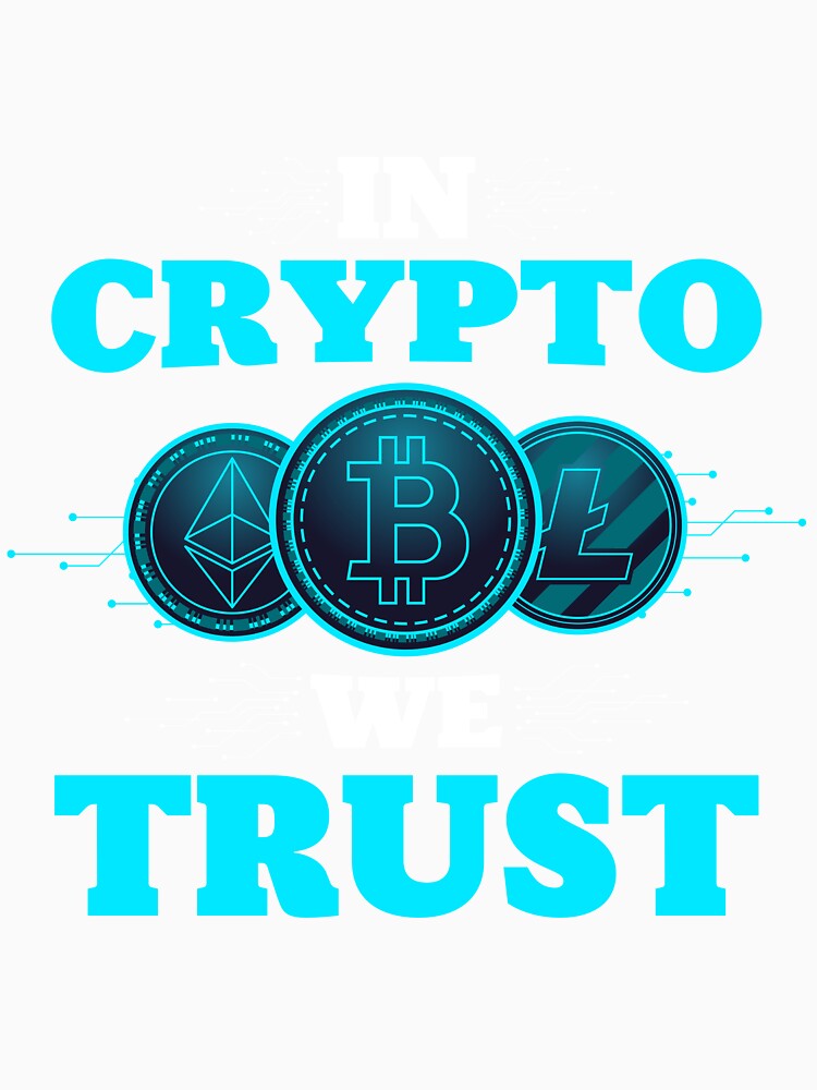 In Crypto We Trust T-Shirt, Cryptocurrency Shirt, Bitcoin Shirt, Digital Currency Shirt, Crypto Trading Shirt For Mom and Dad by UrbanJupiter1