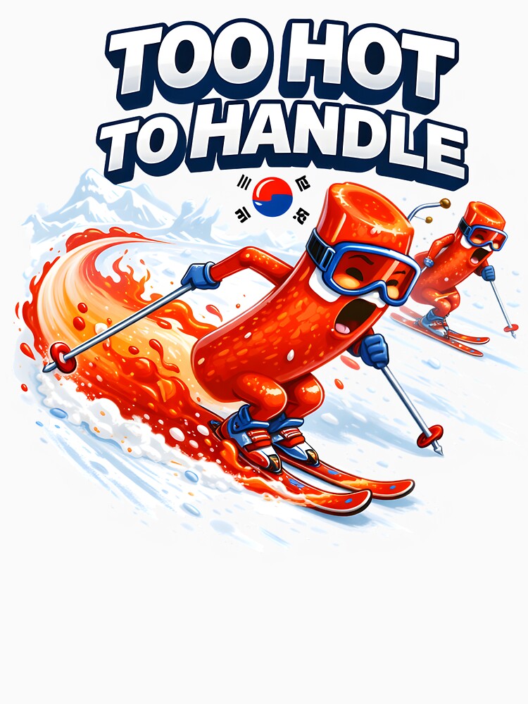 Too Hot To Handle Spicy Skiers by AnnDesignStudio