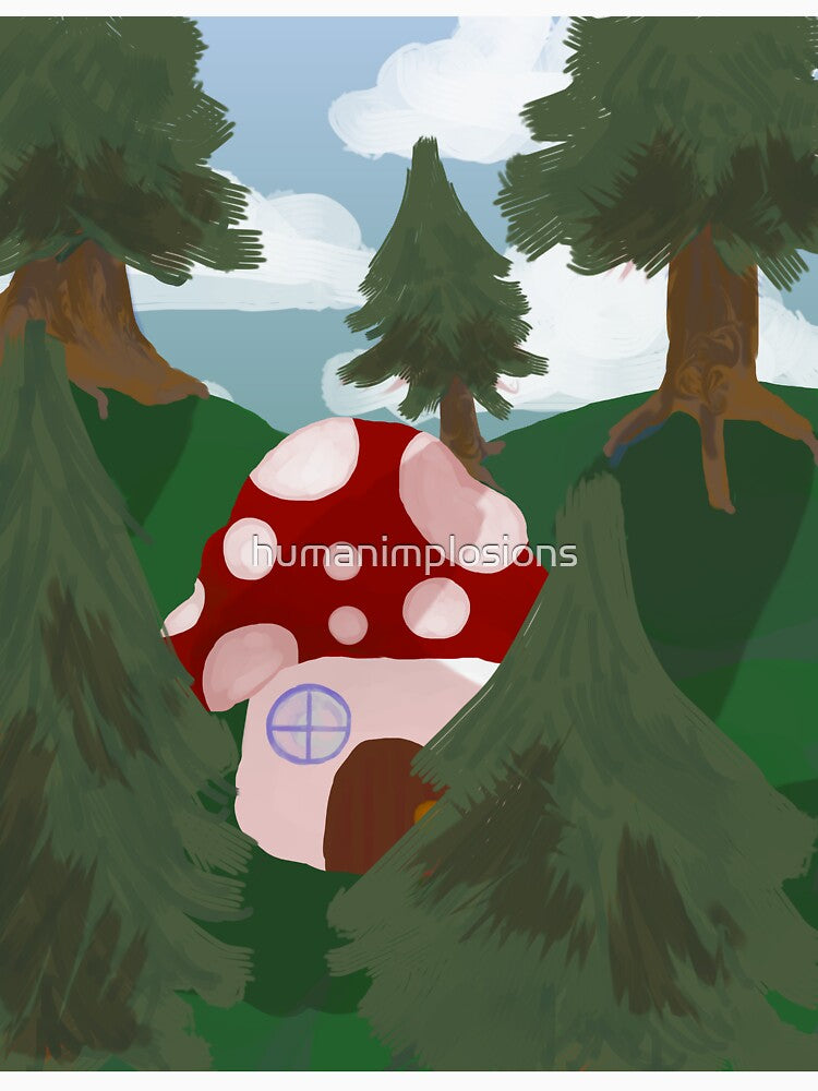 mushroom house by humanimplosions