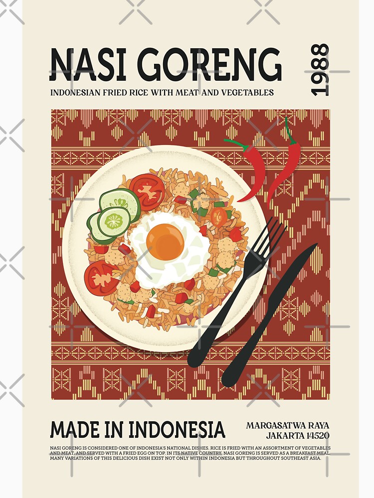 Nasi Goreng Wall Art by SurfolioPrints