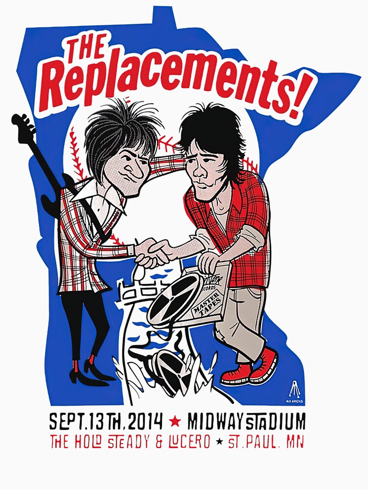 The Replacements Midway Stadium Concert Tour Vintage by Cotyonnelly