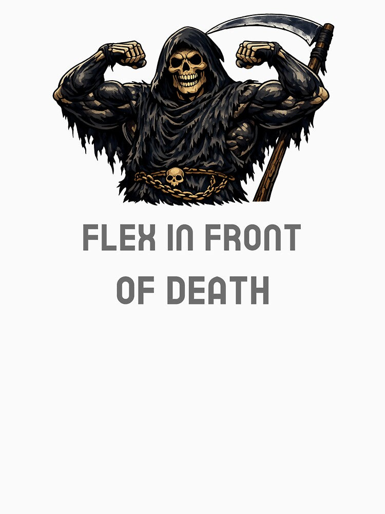 Flex In Front Of Death by spencestees
