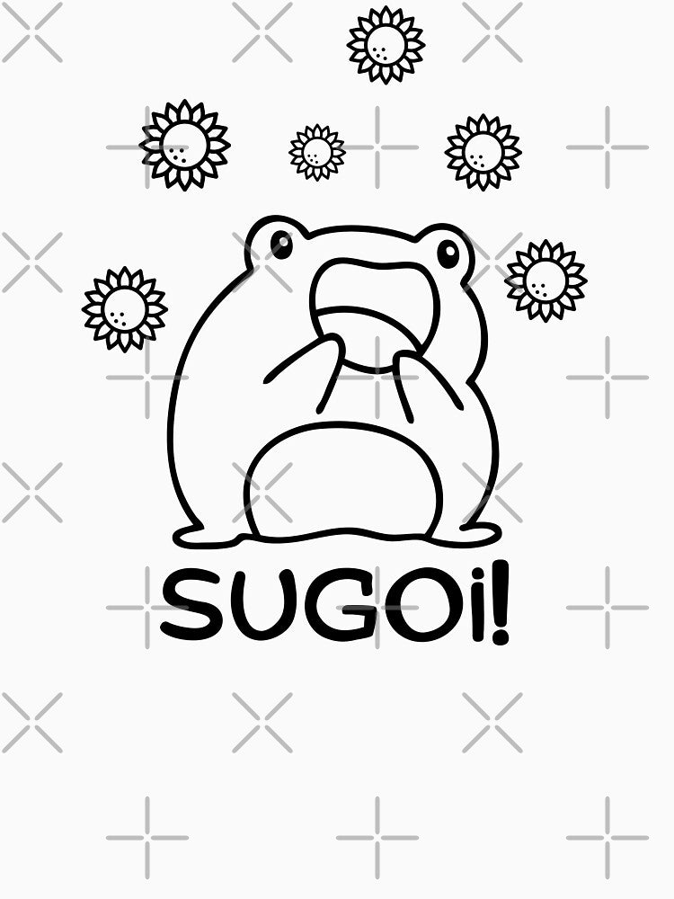 Frog Aesthetic Frog Pun Cottagecore Cottage Core Kawaii Frog Sugoi by CaitU