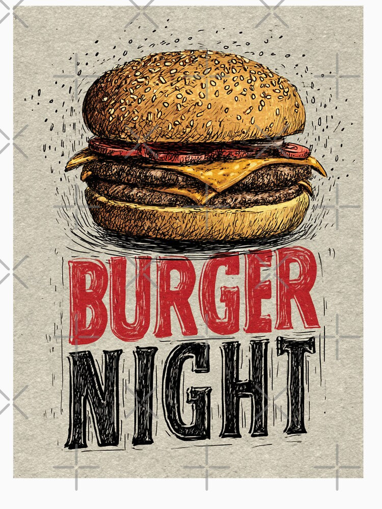Burger Night by StudioRedKoala