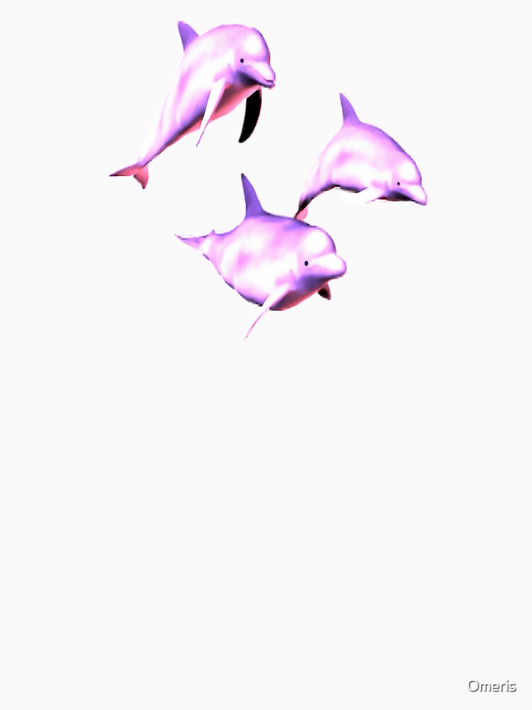 dolphin vaporwave by Omeris