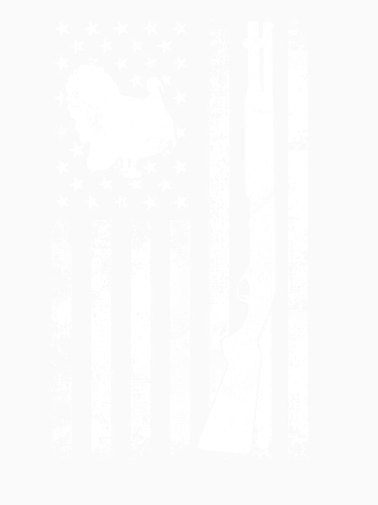 Turkey Hunting American Flag Hunting Gifts by taaddison50