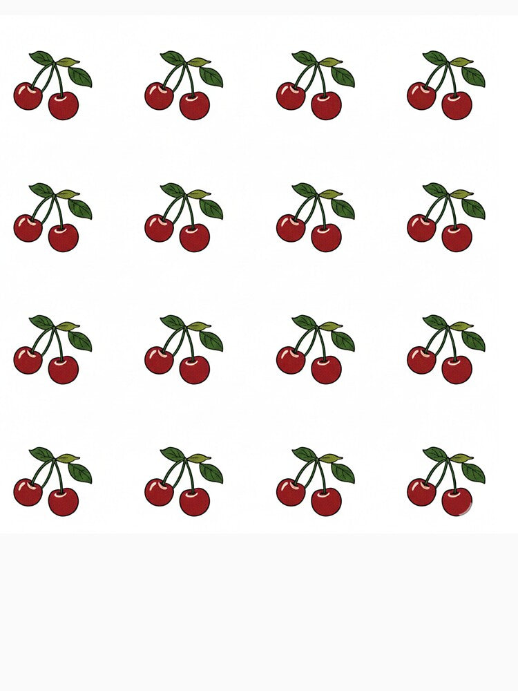​Vintage Coquette Cherry Pattern ​Sweet Cherry Summer Bloom by ZyVoAli