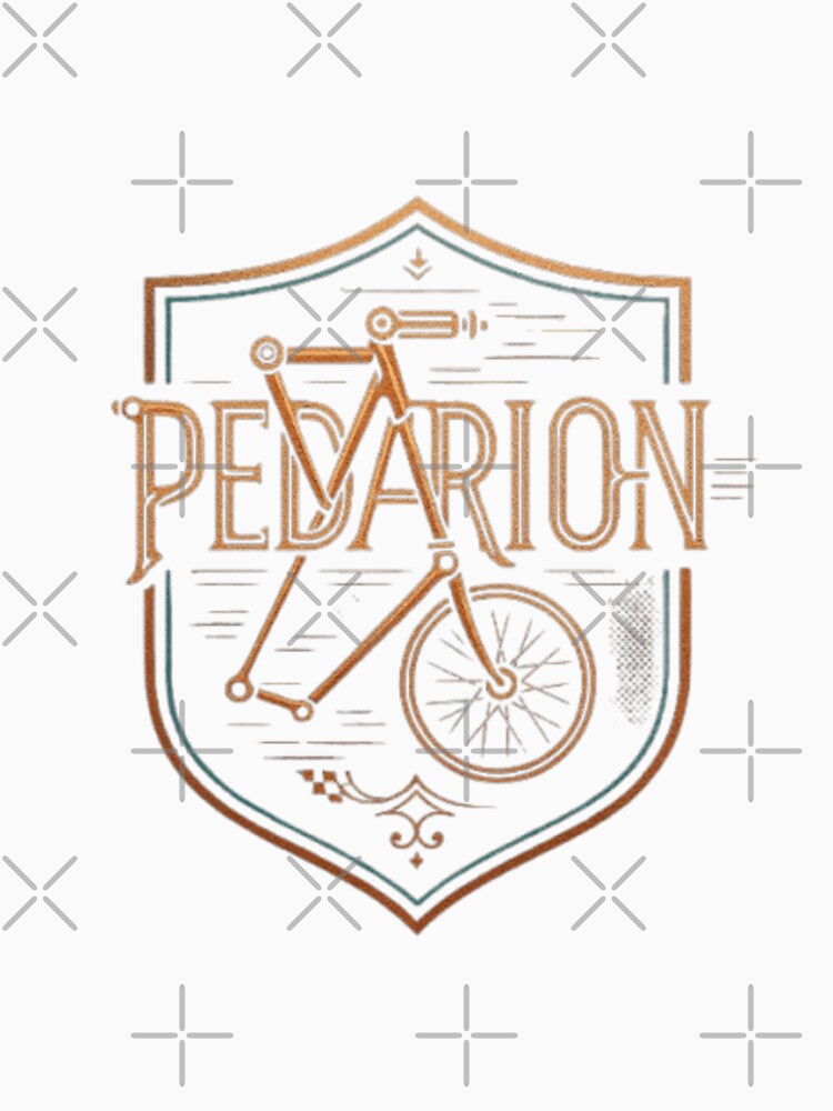 Pedarion Cycling Design, Cyclist Shirt, Road Bike, MTB Mountain Bike, Bicycle Pedal Power, Endurance Cycling, Bike Life, Cycling Apparel by Typologystudios