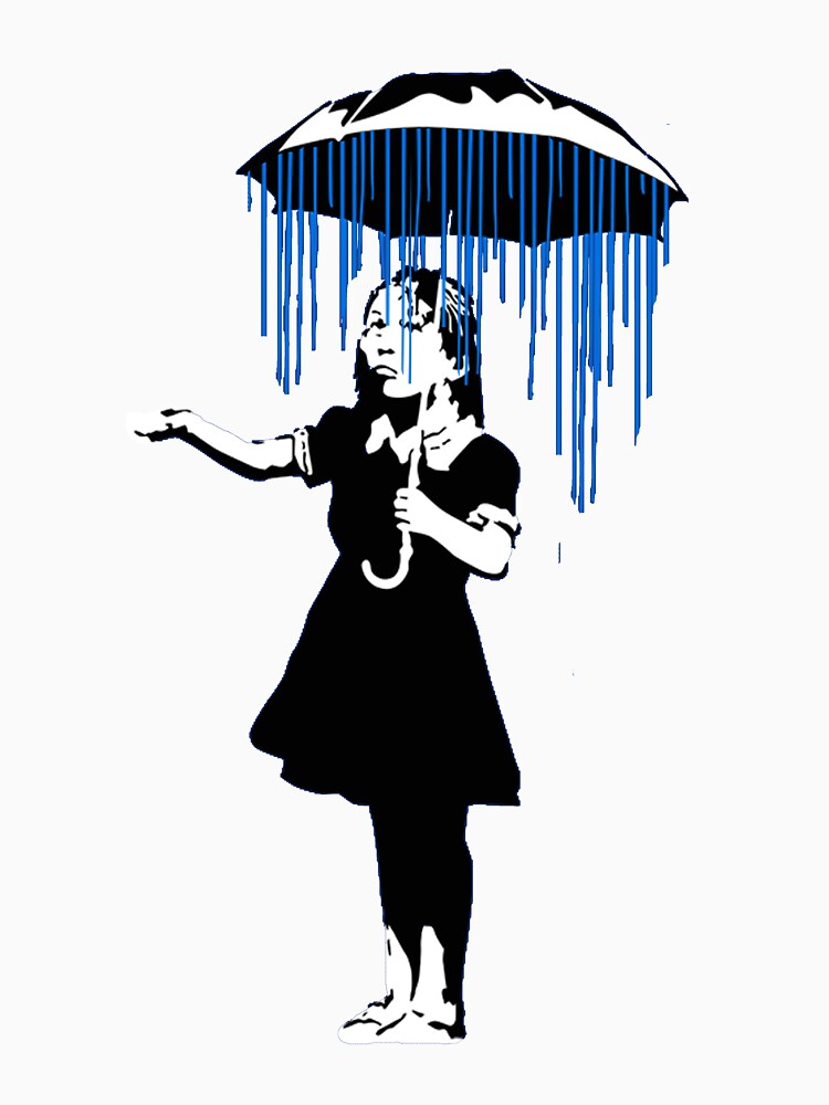 Banksy Raining on the Inside! by ThatMerchStore