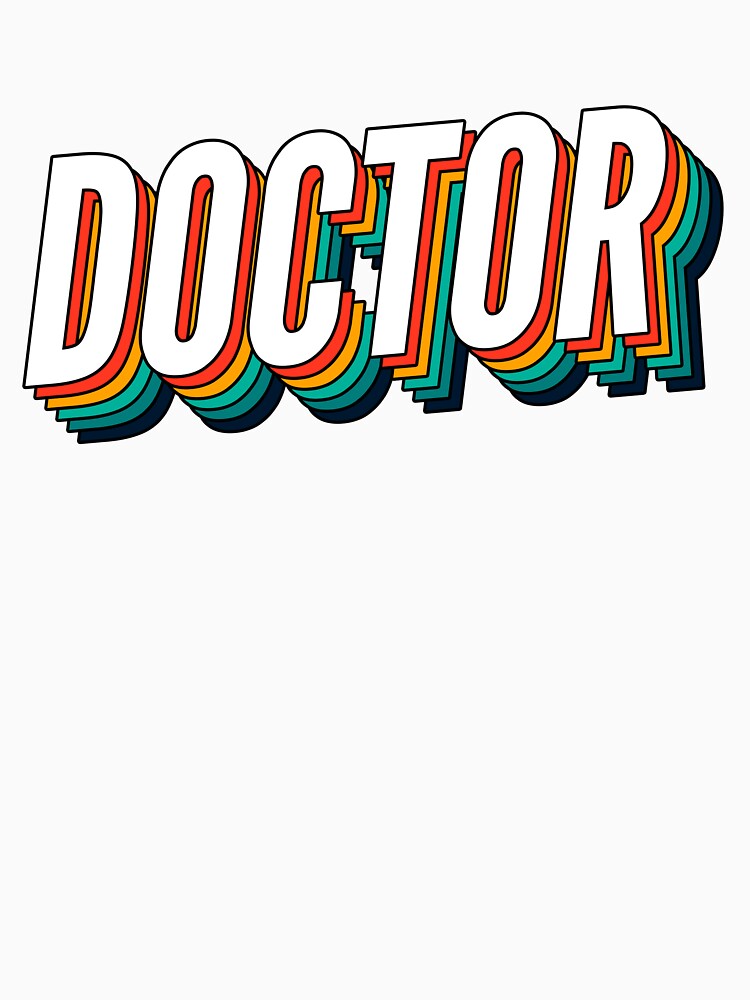 Doctor Retro Vintage Label For The Best Doctor by SVPOD