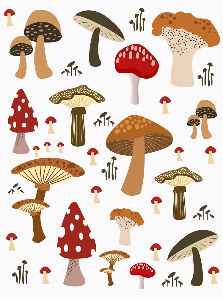 mushrooms by wowwren