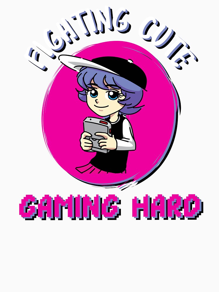 Fighting Cute, Gaming Hard: Anime Gamer by SuperstyleTees
