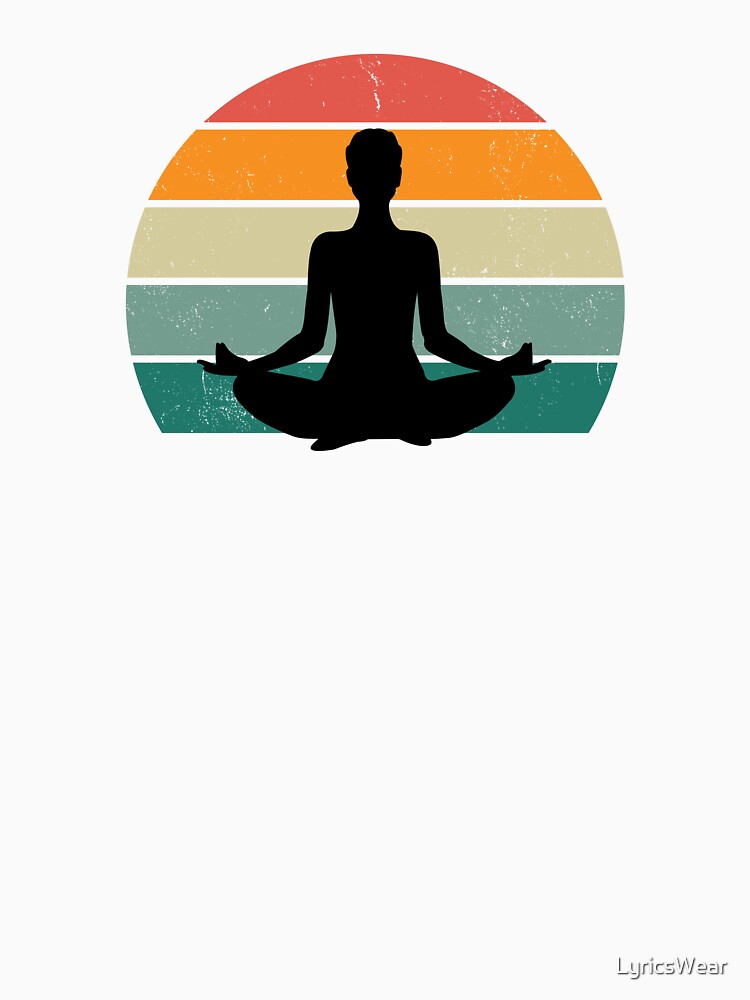 Sunset Yoga Vintage by LyricsWear