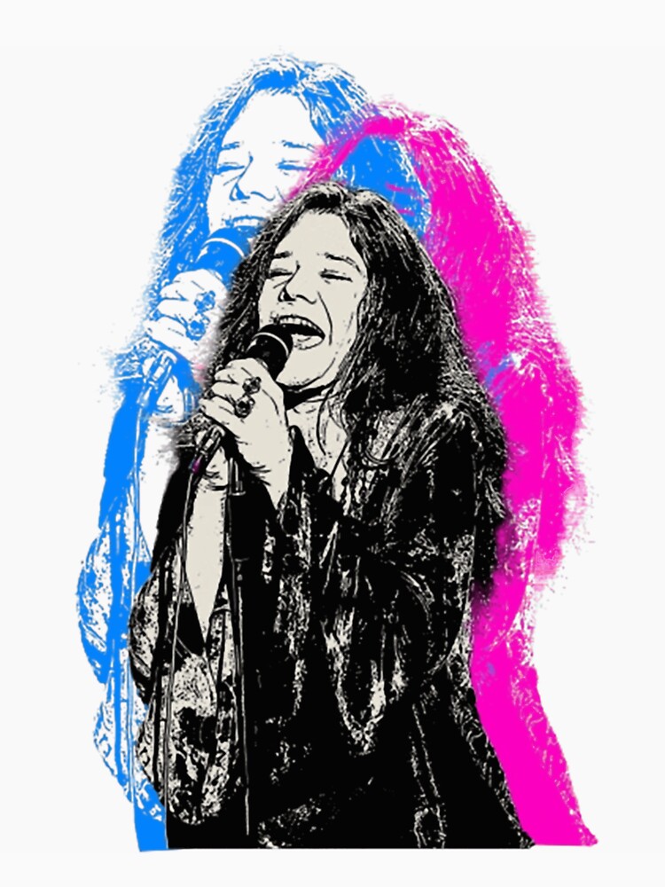 Janis Joplin Retro Warm Red Portrait With Sunglasses For Fans And Gift For Vintage Art Lovers by RachelLIson