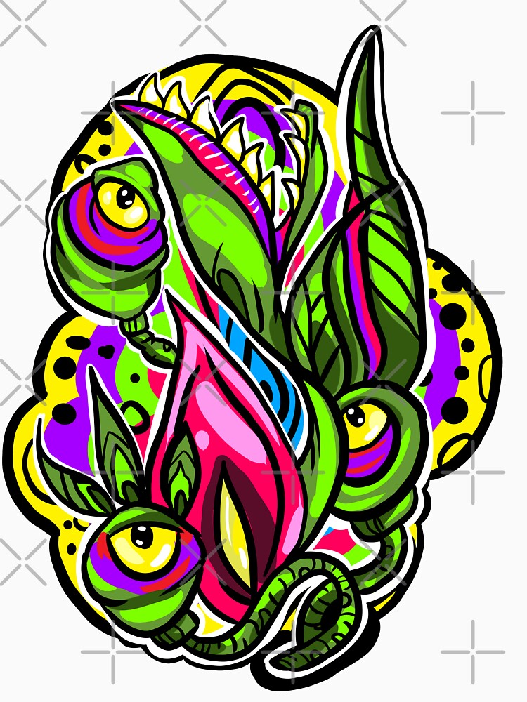 Psychedelic Plant Life by Pigcowtopus