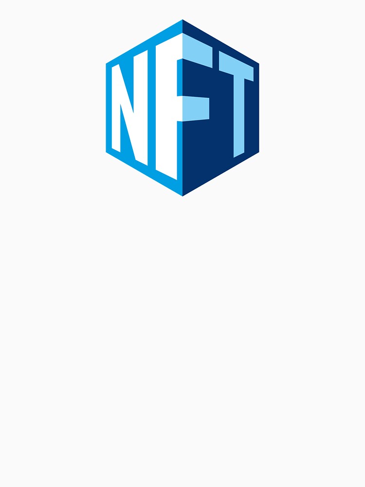 NFT (Blue on White) by STUDIO-72