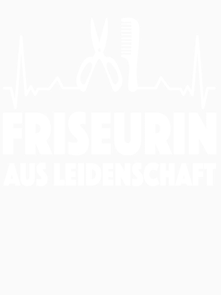 Hairdresser with passion Herschlag pulse motif by PlatonisDesign