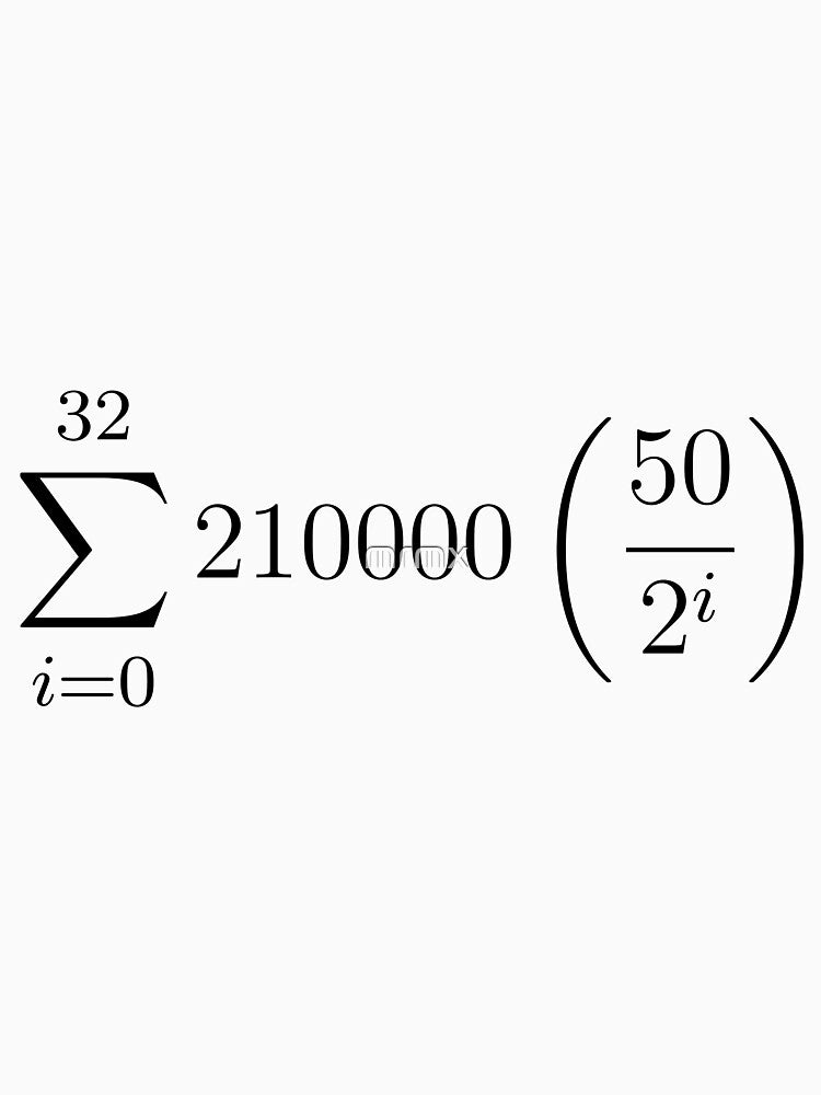Bitcoin supply formula by mrmx