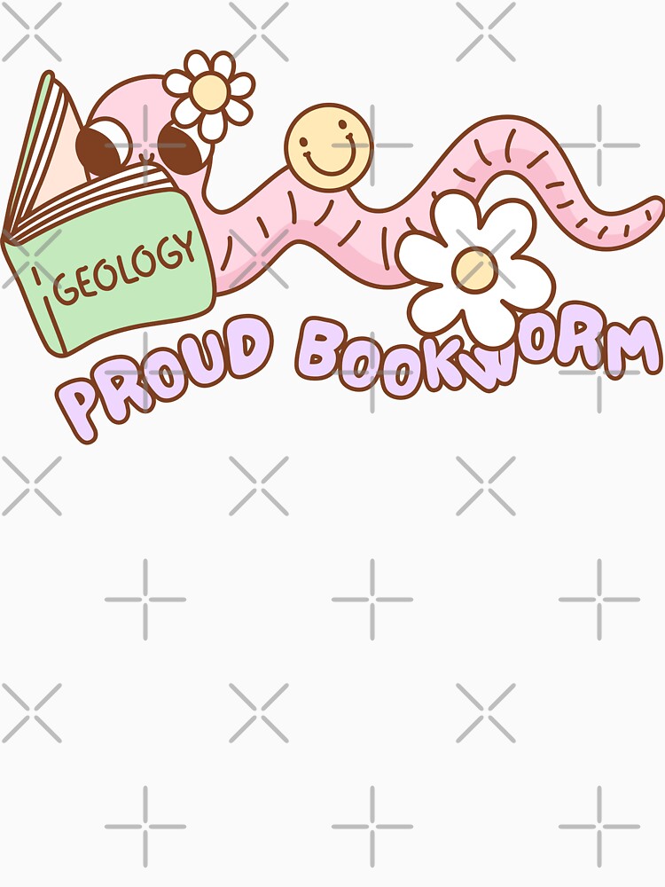 Proud Bookworm Bookish Aesthetic Book Lovers Design by cherrywstore