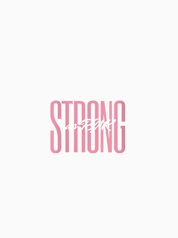 Womens-Strong-As-Pink-Original-V-neck by pivpc1657