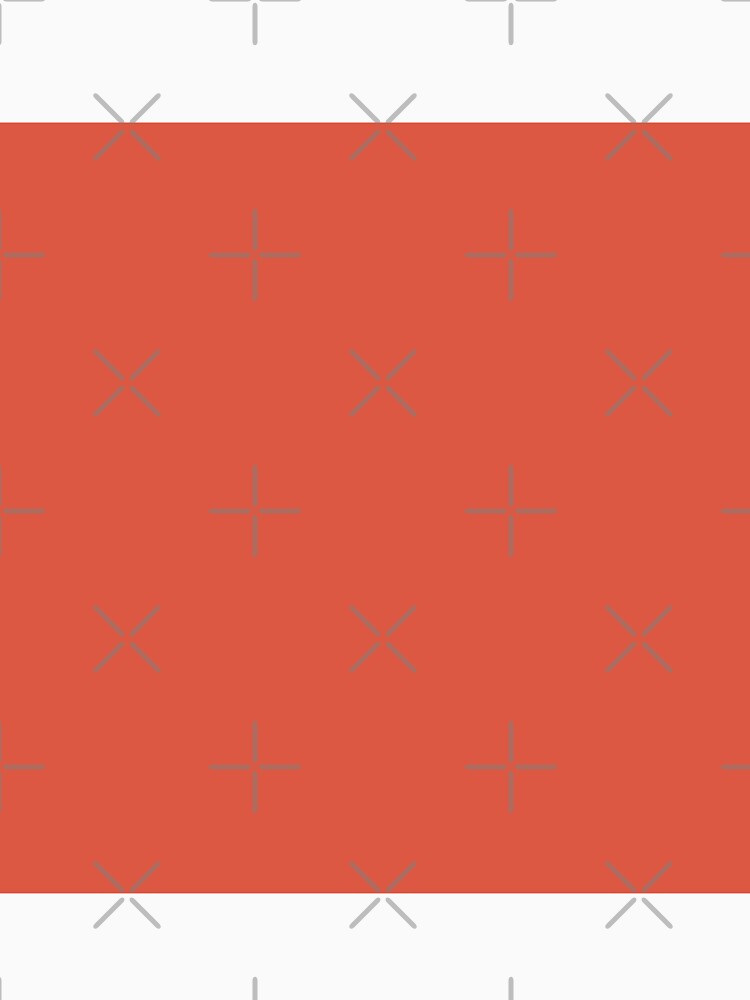 Plain Solid Color Sunset Red Orange Vivid Orange Coral Red (C10 M80 Y80) by mimihuang creations