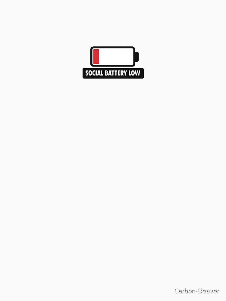 Social Battery Low by Carbon-Beaver