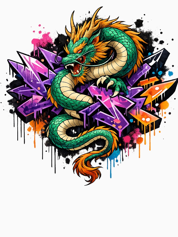 Urban Dragon Frequency by KlyvoraPrints