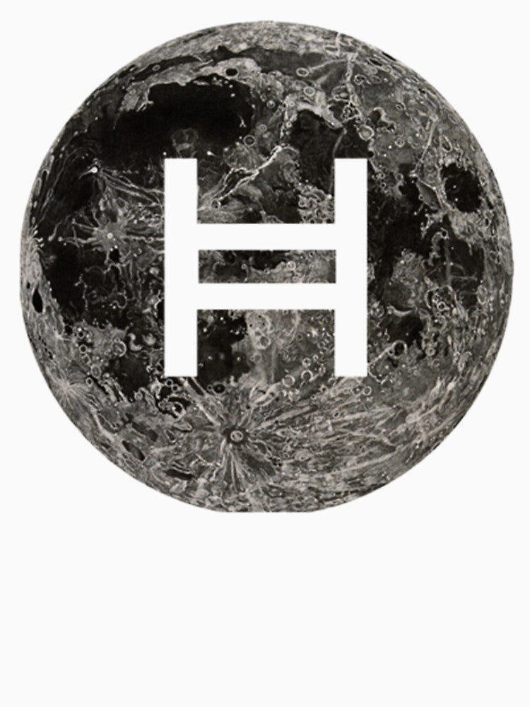 Hedera Hashgraph Moon by FunnyAndLoves