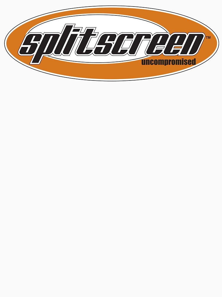 Splitscreen logo orange by dembonesart