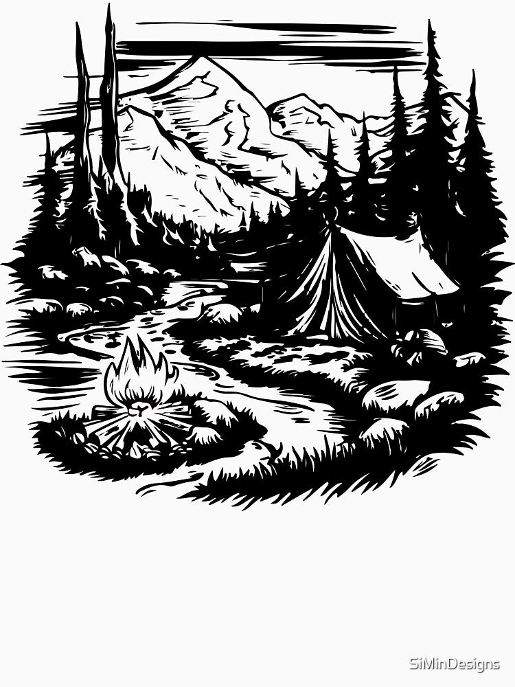outdoor camping by SiMinDesigns