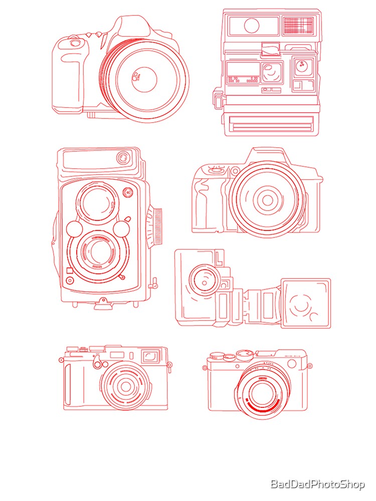 Paper Cameras by BadDadPhotoShop