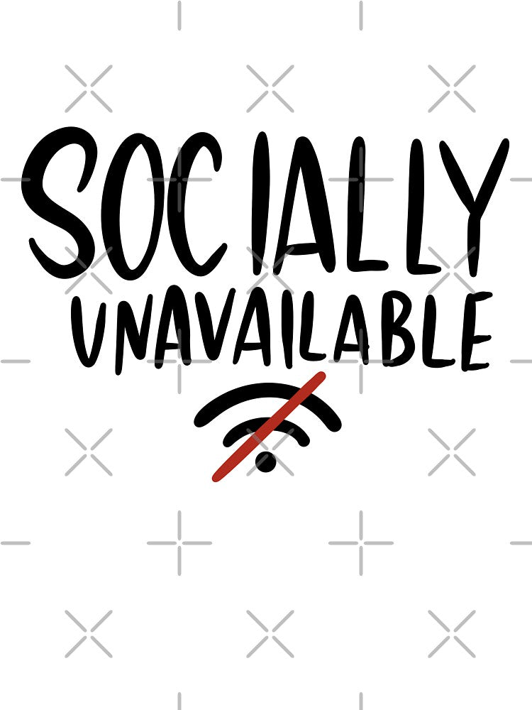 Socially Unavailable Mood Design by Slletterings
