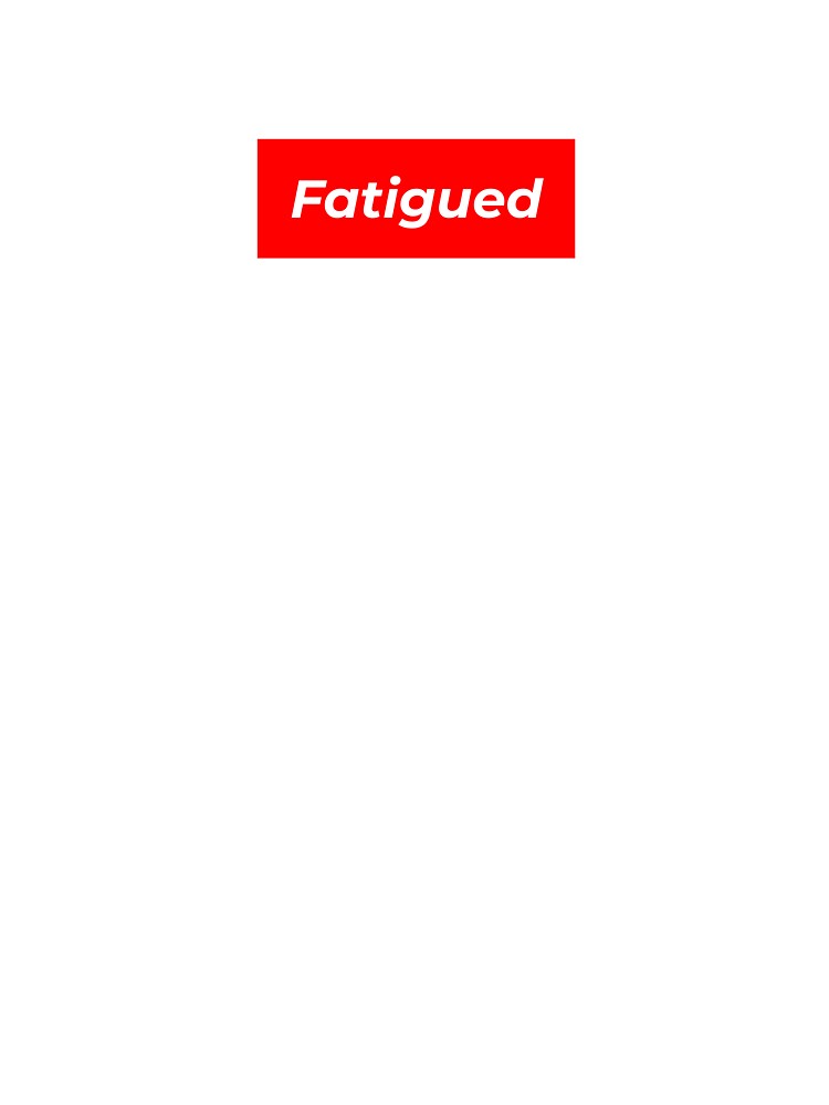 Fatigued - Box Logo T by ascentia