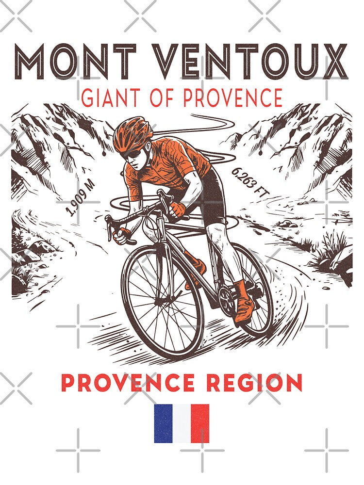 Mont Ventoux Cycling -Giant of Provence bike art by Vale150