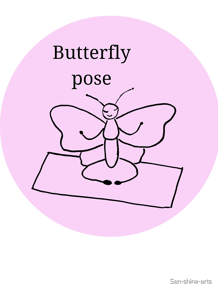 Butterfly asana by San-shine-arts