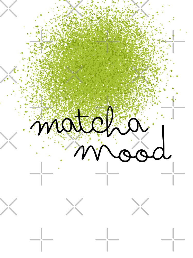 Matcha Mood | Minimalist Matcha Powder Aesthetic Illustration by MikkamioDesign