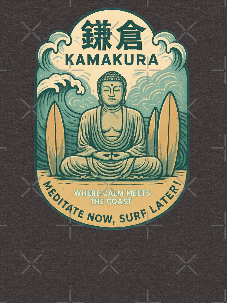 Calm Waves Hold Kamakura’s Quiet Strength by EdvvinStudios