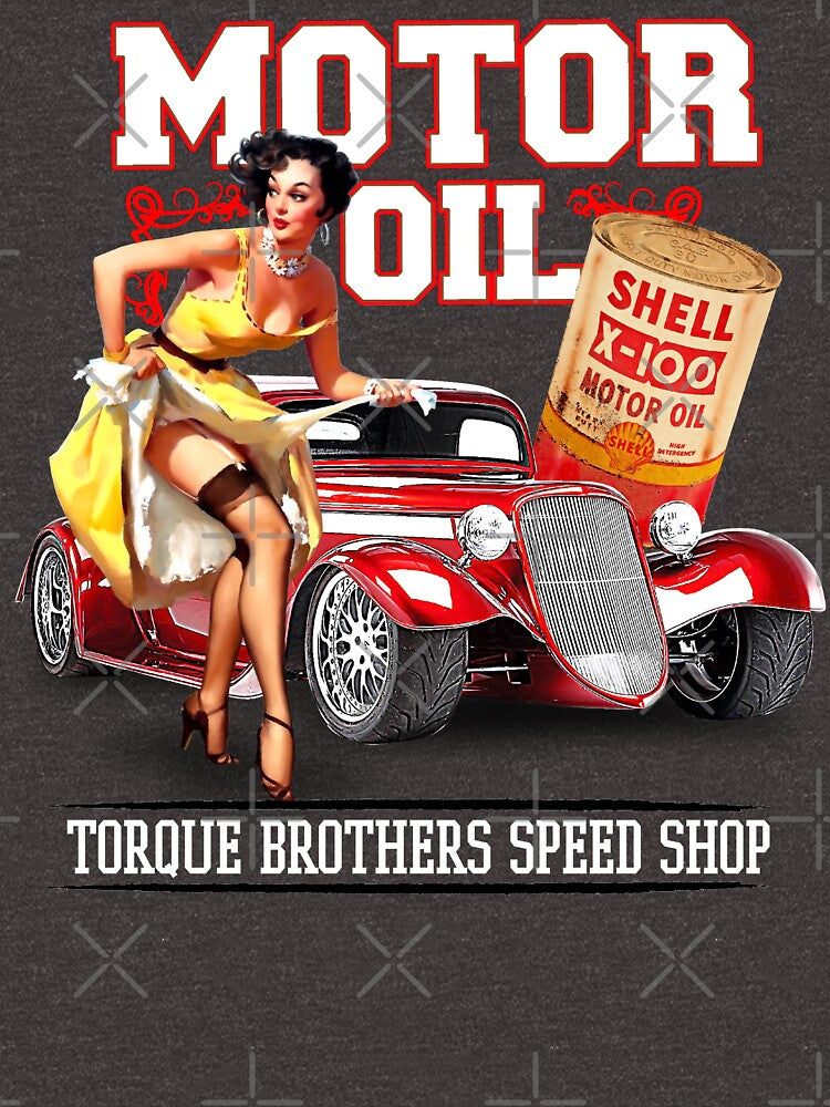 Motor Oil PinUp by LeoZitro