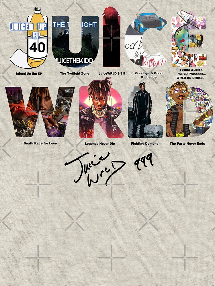 Juicee Wrld The Party Never Ends Album Cover T-Shirt 999 Juicee Wrld Tee Juicee Wrld Tour Merch Hip Hop Shirt Music Fan Gift by Lalabubu  Store