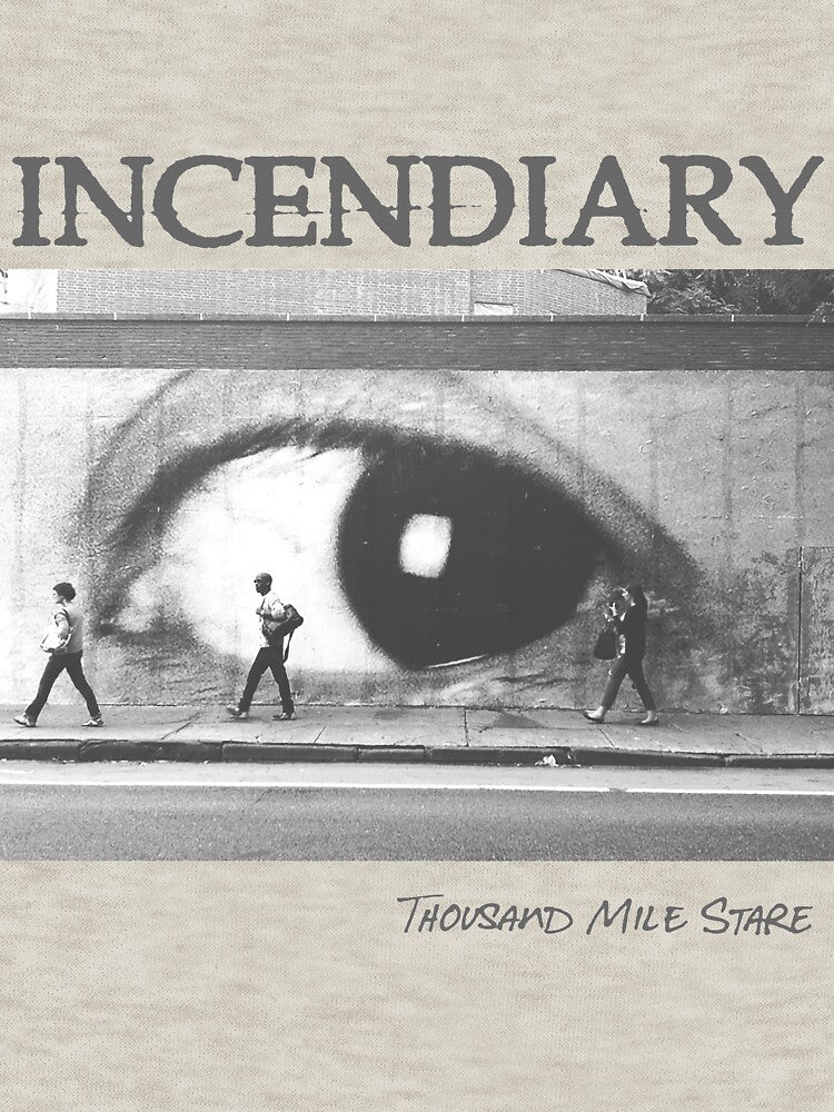 Incendiary (Hardcore Punk Band) - Album; Thousand Mile Stare [Black & White] by TheSmartChicken