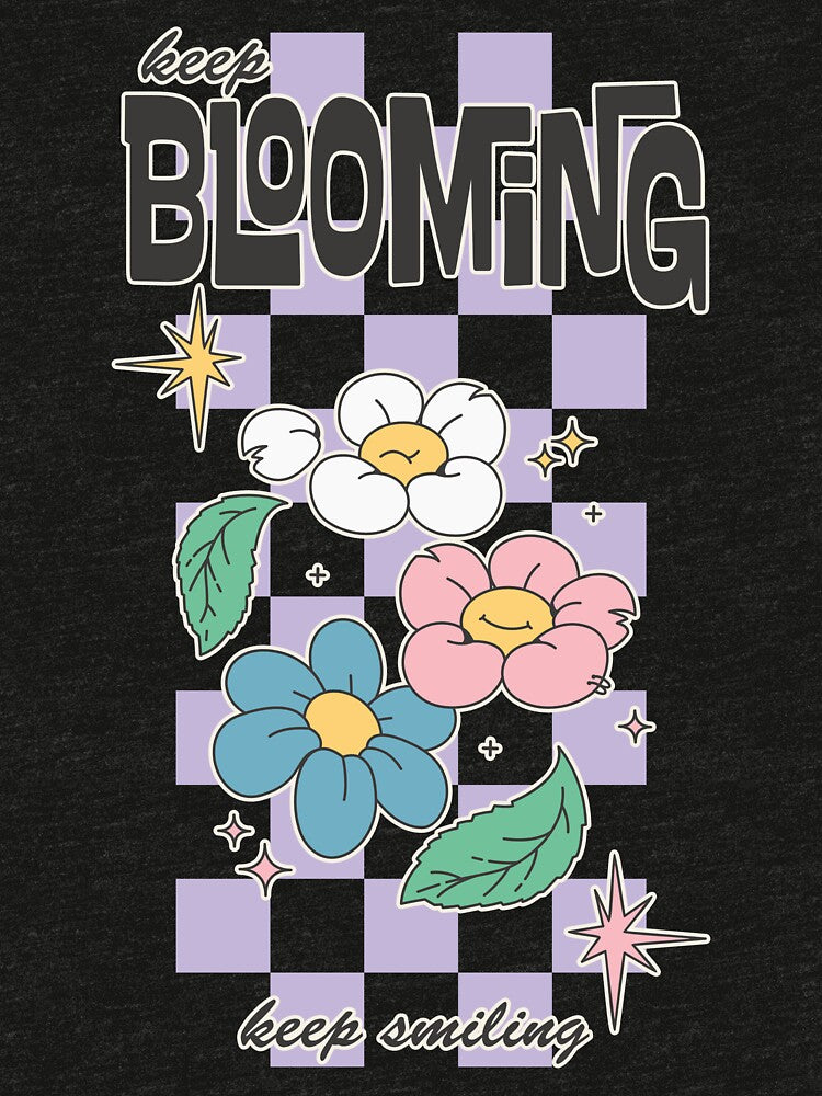 Keep Blooming, Keep Smiling by niclothing