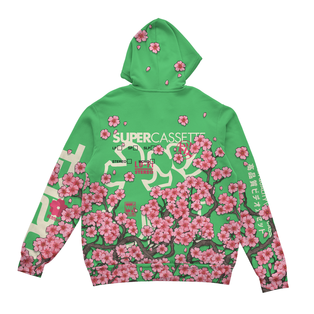 Sakura Supercassette Zip Up Hoodie