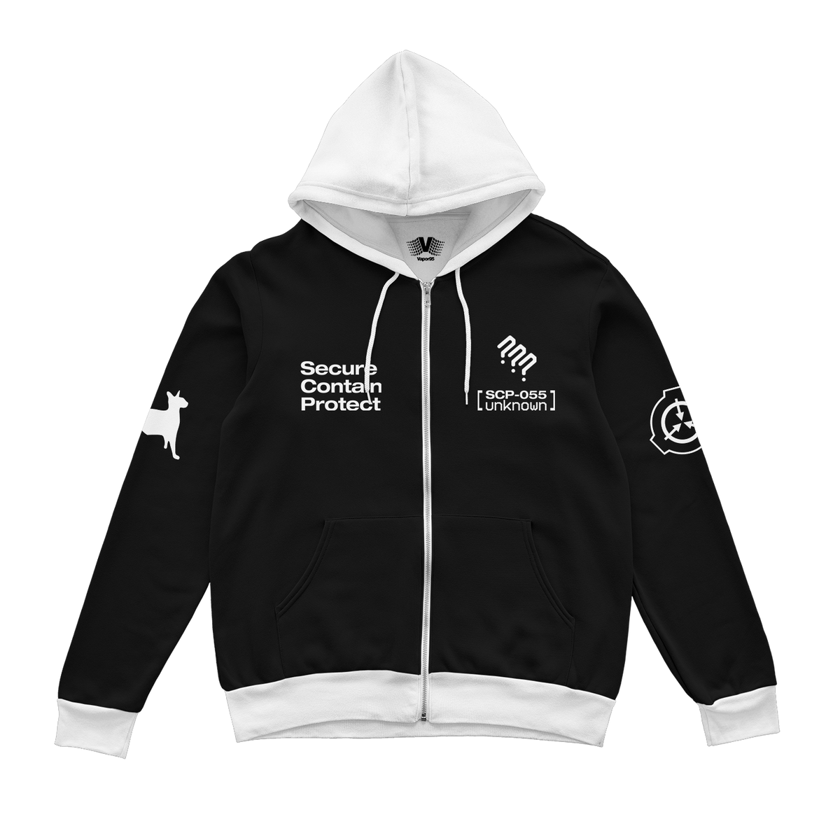 Secure Contain Protect Zip Up Hoodie