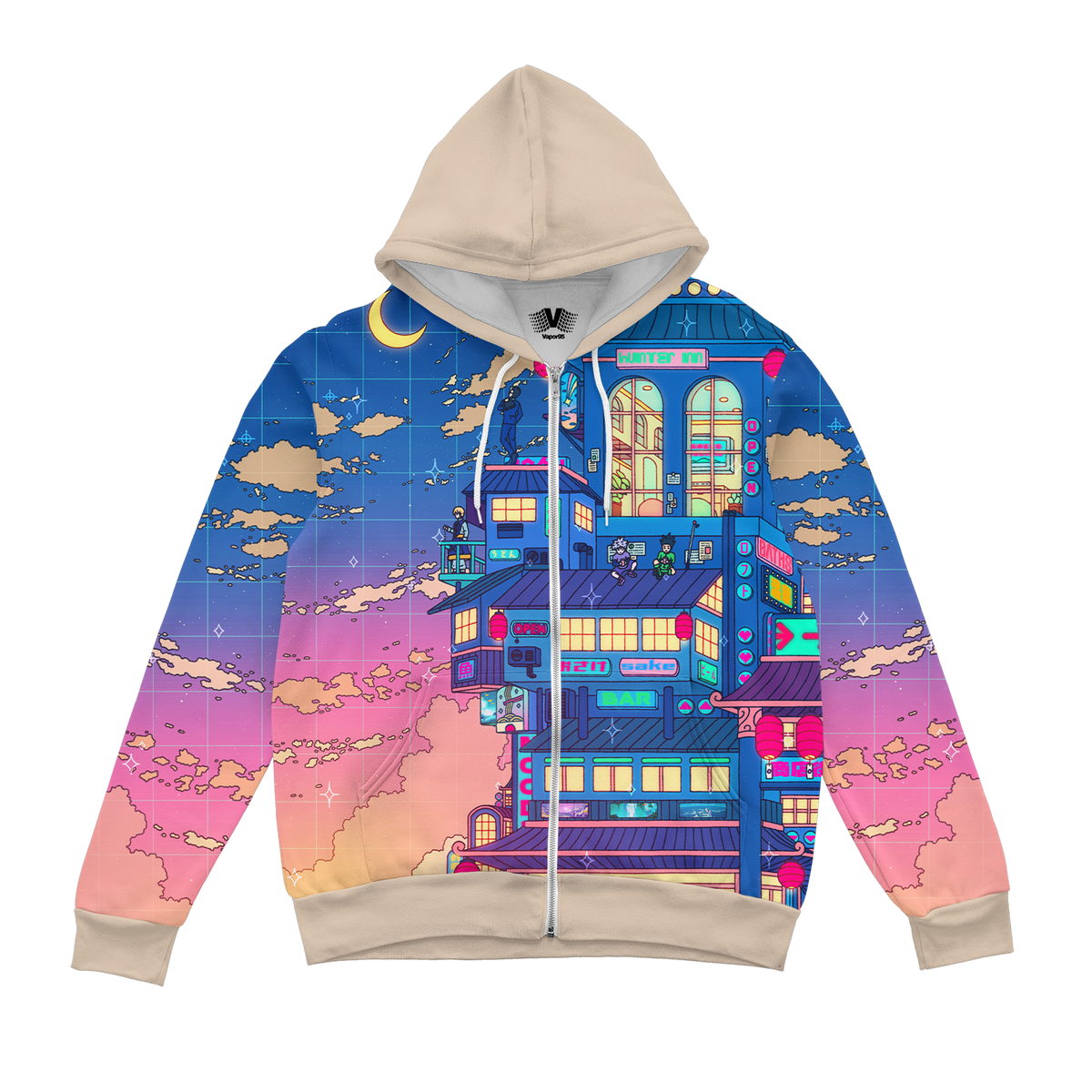 Hunt Or Be Hunted Zip Up Hoodie