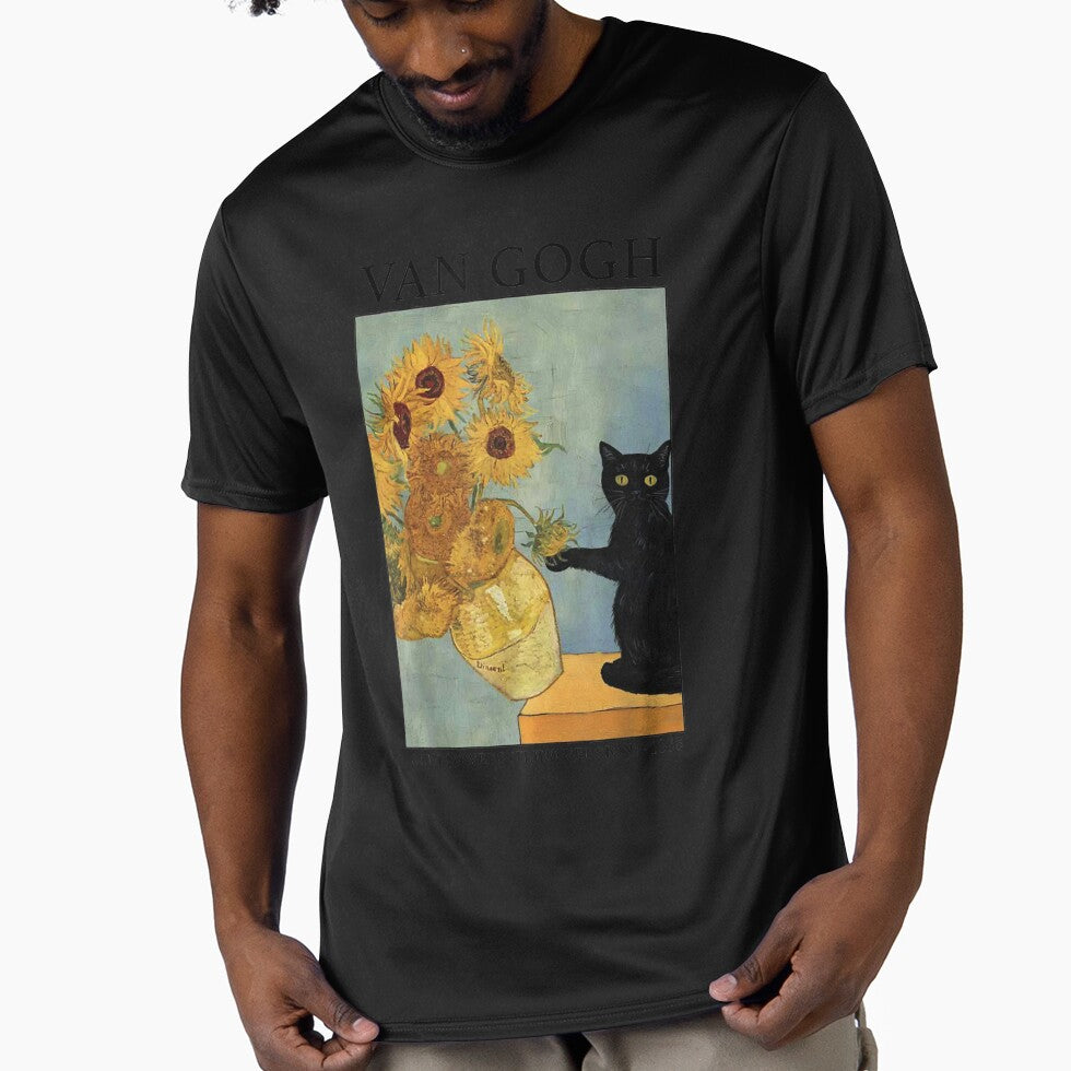 Van Gogh's Black Cat by BASKF