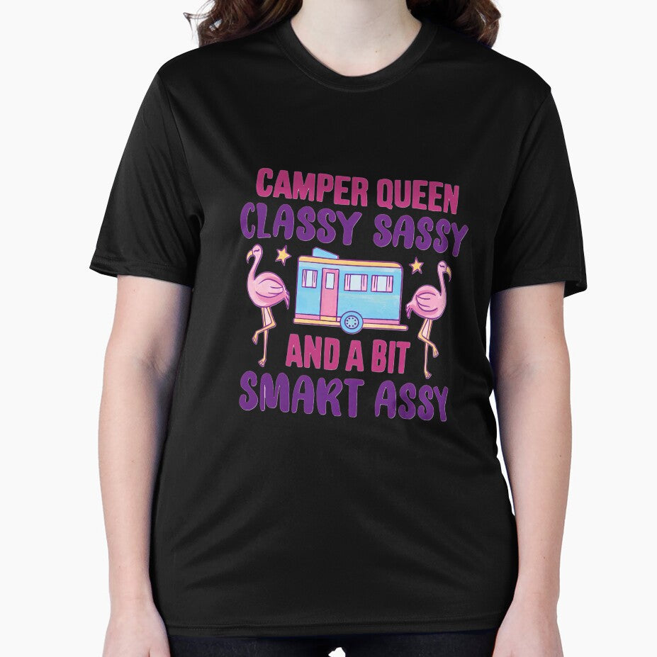 Weekend camping predictions with a chance to drink a cute graphic ladies T-shirt by taha963