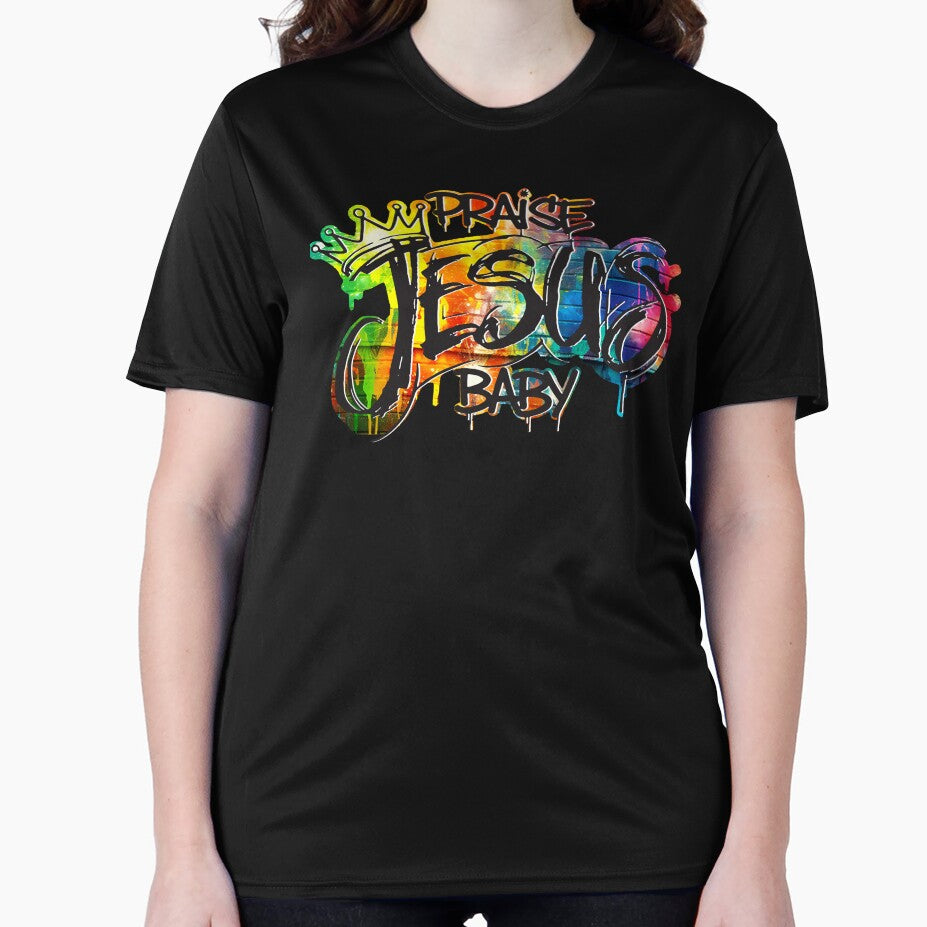 Praise Jesus Baby Rainbow by tombsempty