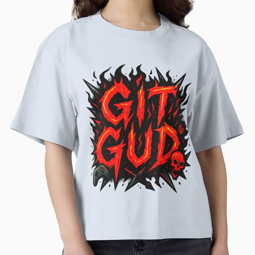 GIT GUD Gaming Design - Hardcore Gamer Motivation by PSInkStudio