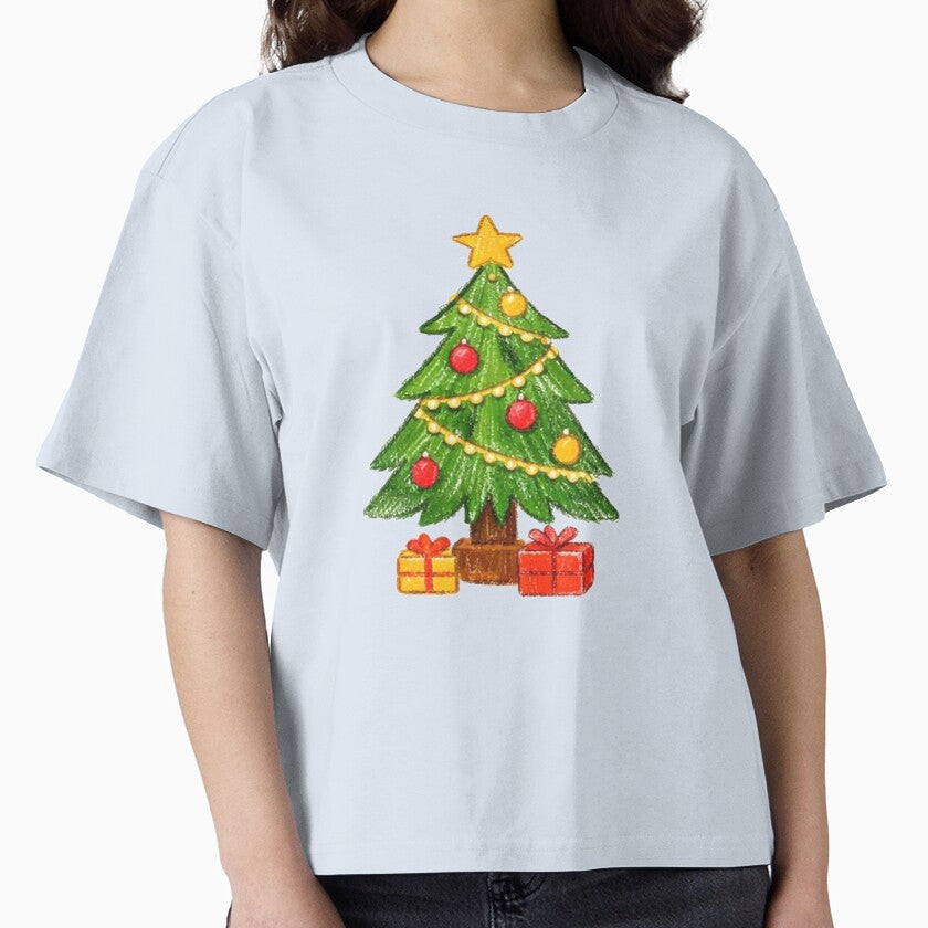 Watercolor Christmas Tree Illustration Decor by ShykShop
