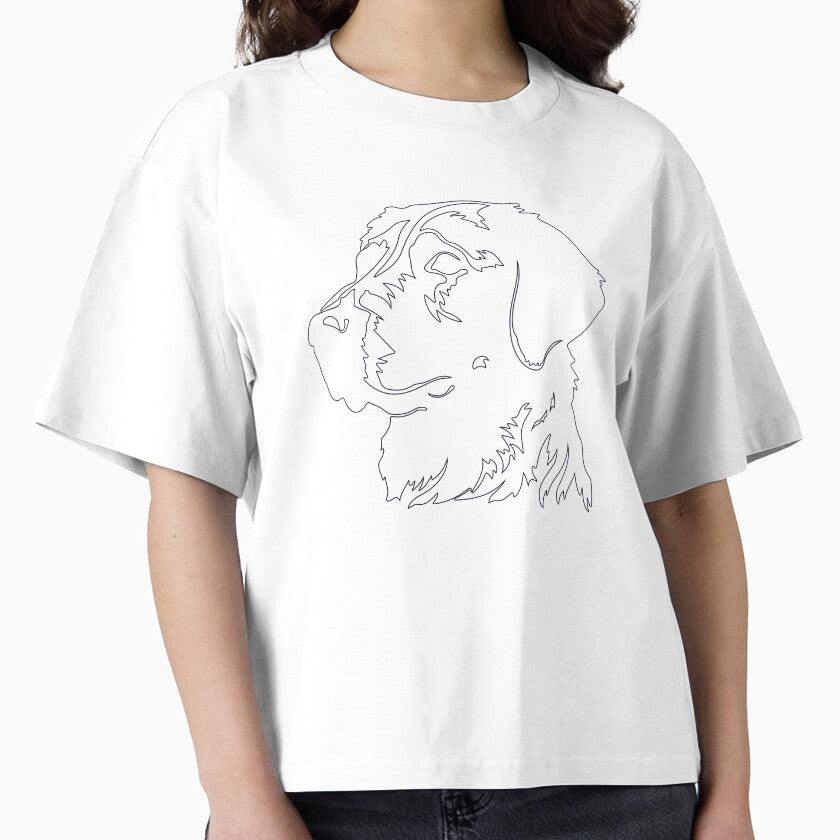 Minimalist Dog Line Art | Elegant Dog Outline Design by Rush2Buy